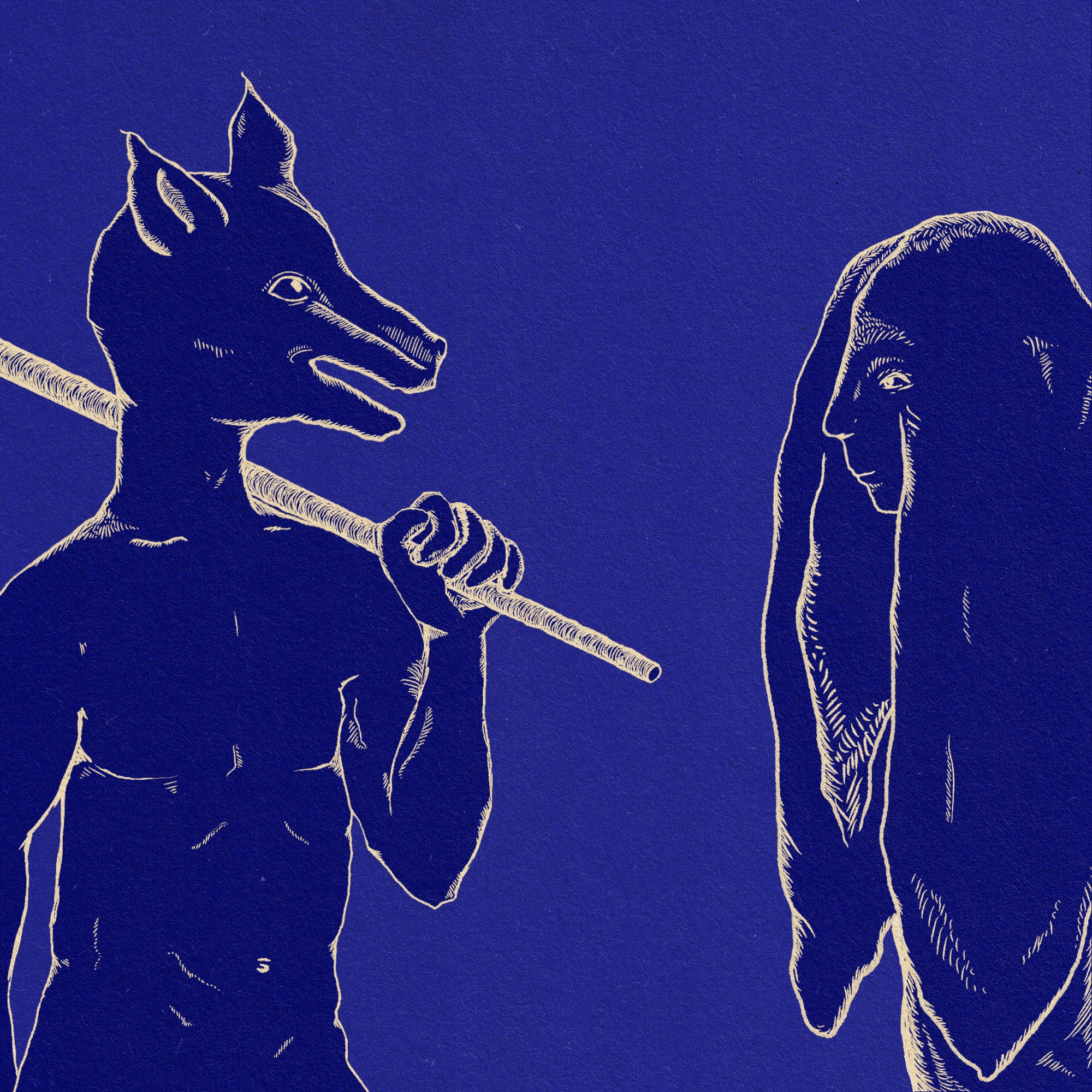 Illustratie voor Bij Nader Inzien artikel 'Wonderlijke wezens in de westerse verbeelding' door Ester Smits